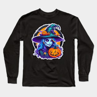 Witch Halloween Long Sleeve T-Shirt